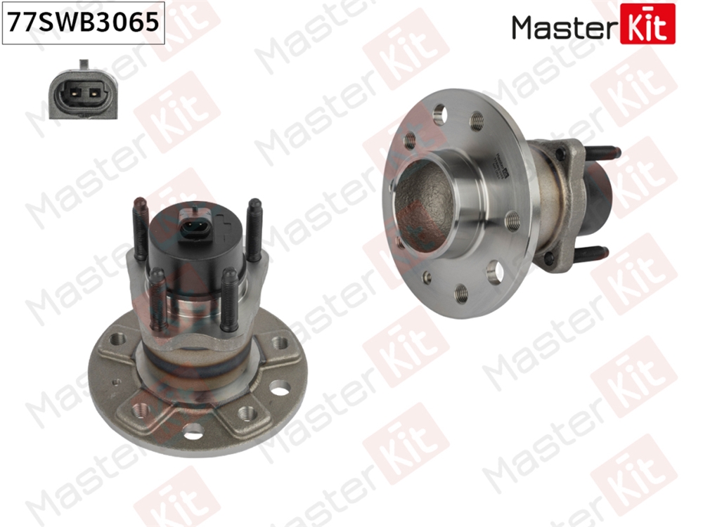 MASTERKIT 77SWB3065 Ступица в сборе с подшипником зад. Opel ASTRA G (T98)/Saab 9-3 (YS3D) 1998 - 2009