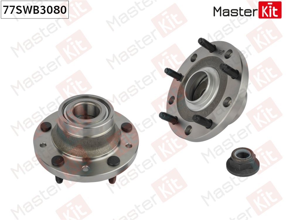 MASTERKIT 77SWB3080 Ступица в сборе с подшипником зад. Ford TRANSIT (FA   , FD   , FB   , FS   , FZ   , FC