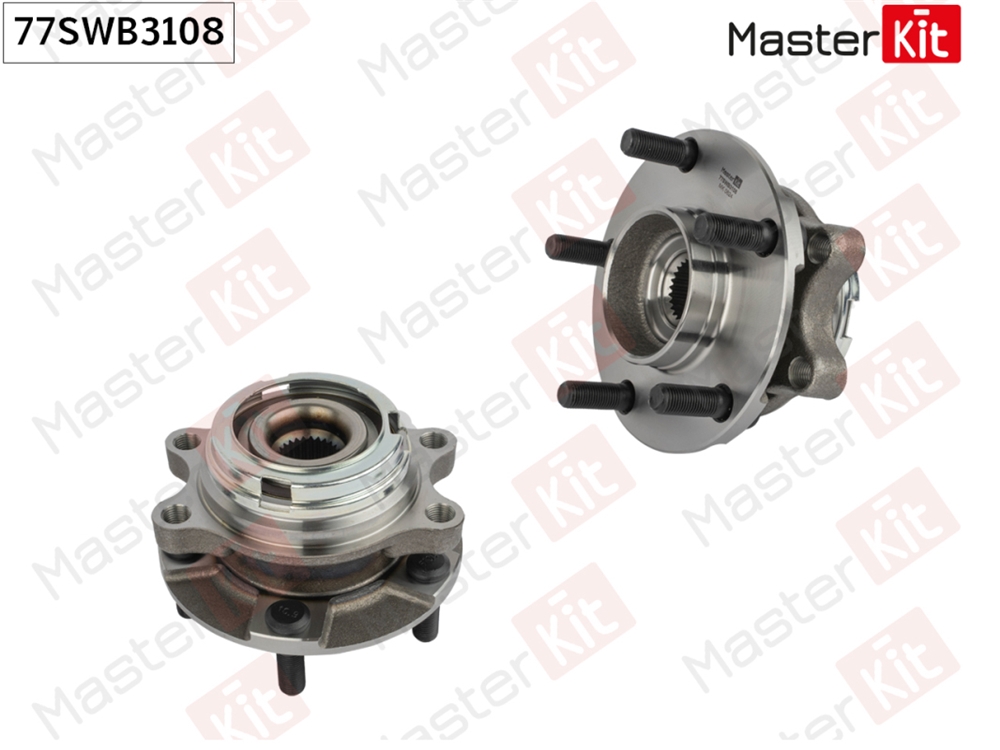 MASTERKIT 77SWB3108 Ступица в сборе с подшипником перед. Infiniti QX50/Nissan FUGA II ( Y51) 2009 -