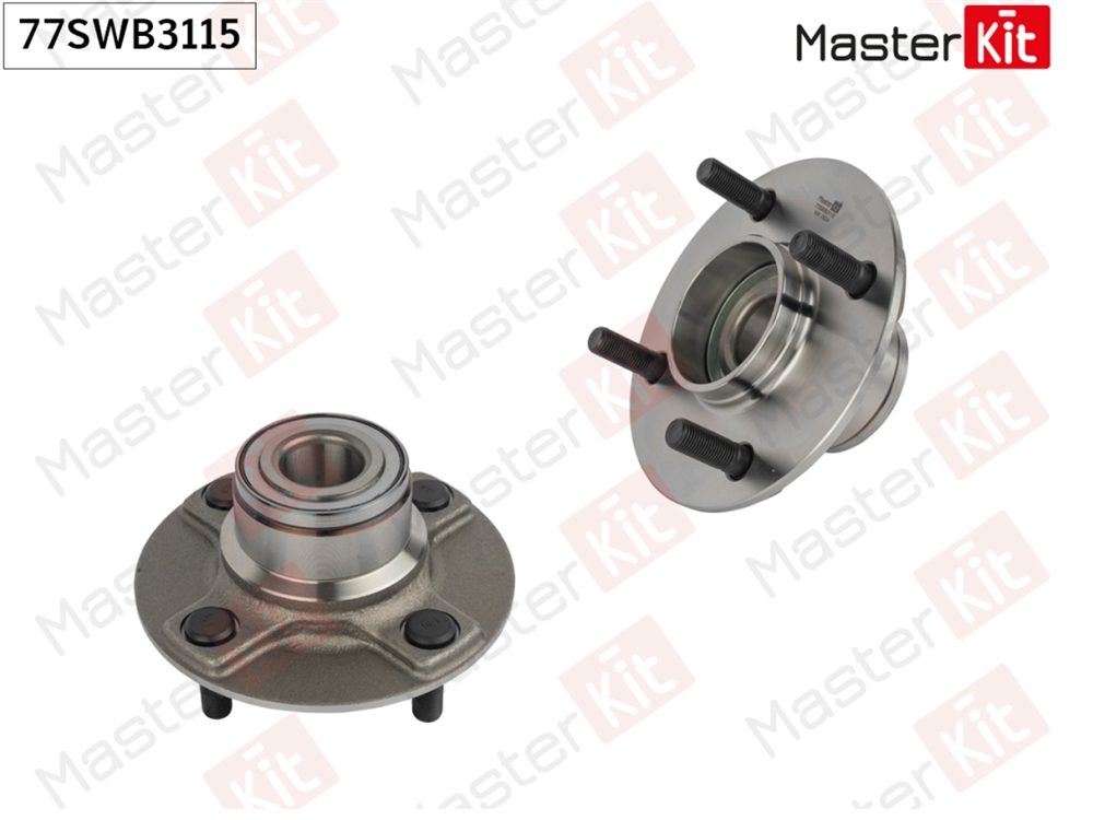 MASTERKIT 77SWB3115 Ступица в сборе с подшипником перед. Nissan ALMERA II (N16)/PRIMERA (P11) 1996 -