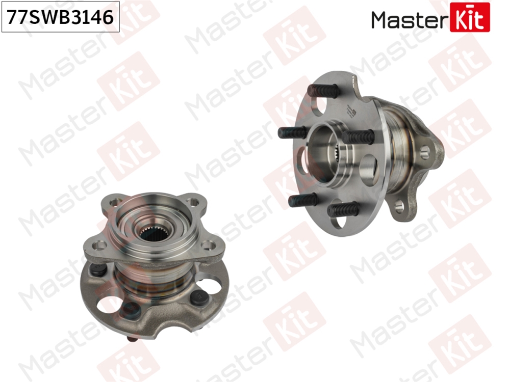 MASTERKIT 77SWB3146 Ступица в сборе с подшипником зад. Lexus RX ( U3 )/Toyota HIGHLANDER/KLUGER ( U2 ,  U4 )