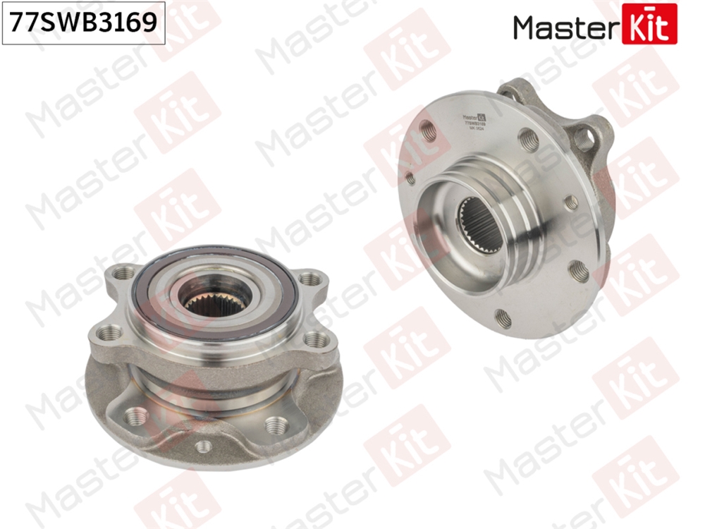 MASTERKIT 77SWB3169 Ступица в сборе с подшипником перед. Nissan X-TRAIL (T32 )/QASHQAI II (J11, J11 )/Renault 77SWB3169