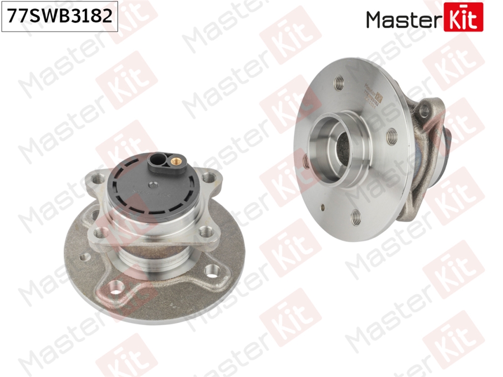MASTERKIT 77SWB3182 Ступица в сборе с подшипником зад. Citroen C1 II (PA , PS )/Peugeot 108/Toyota AYGO ( B4