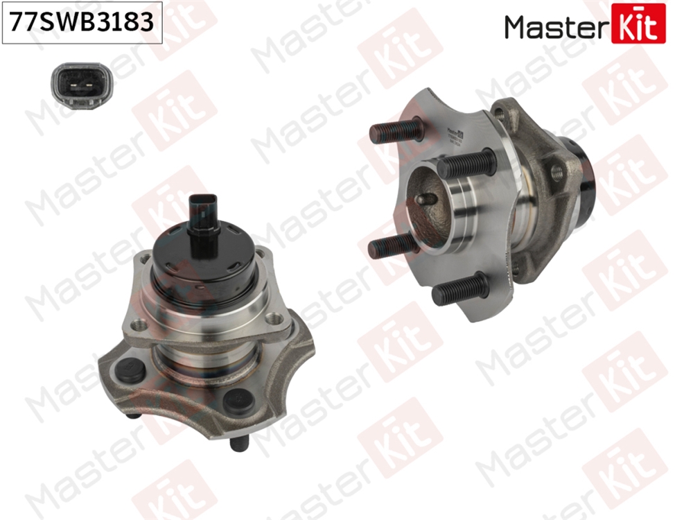 MASTERKIT 77SWB3183 Ступица в сборе с подшипником зад. Toyota AVENSIS ( T25 )/COROLLA ( E12 )/PRIUS ( W1 ) 20
