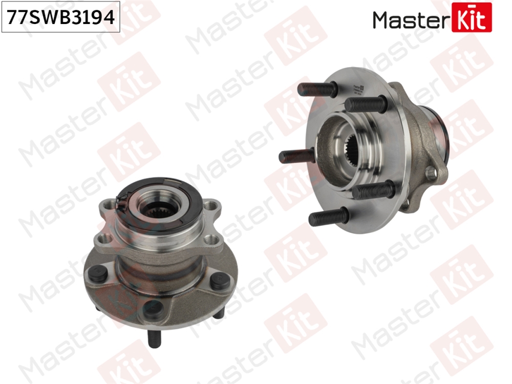 MASTERKIT 77SWB3194 Ступица в сборе с подшипником зад. Citroen C4 AIRCROSS/Mitsubishi ASX (GA W )/Peugeot 400