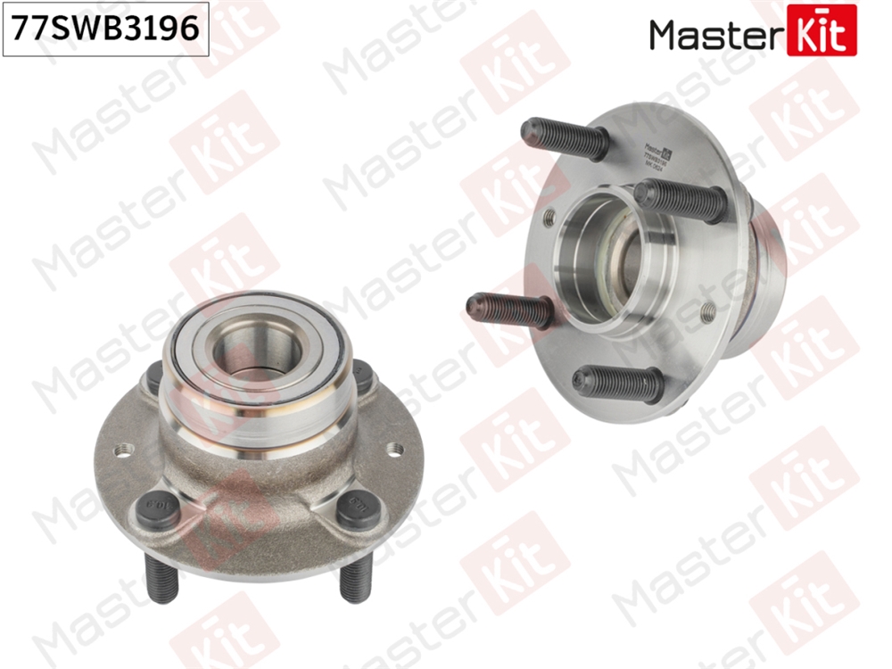 MASTERKIT 77SWB3196 Ступица в сборе с подшипником зад. Kia SEPHIA (FA)/SHUMA (FB)/SHUMA II (FB)/SPECTRA 1992