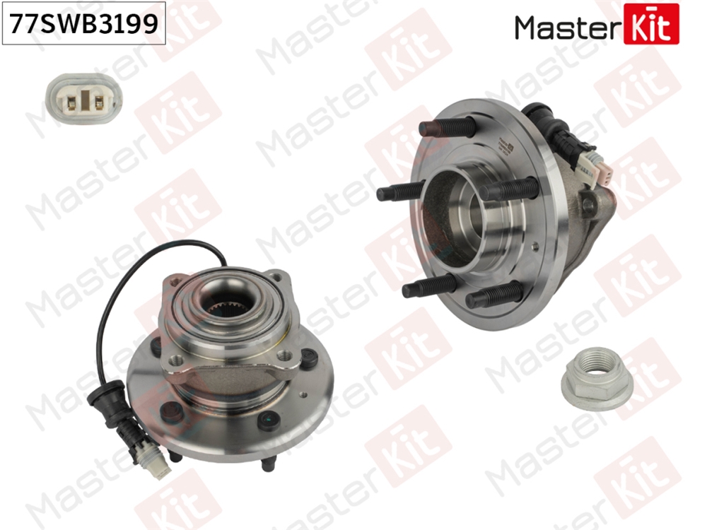 MASTERKIT 77SWB3199 Ступица в сборе с подшипником зад. Chevrolet CAPTIVA (C100, C140)/Opel ANTARA (L07) 2006