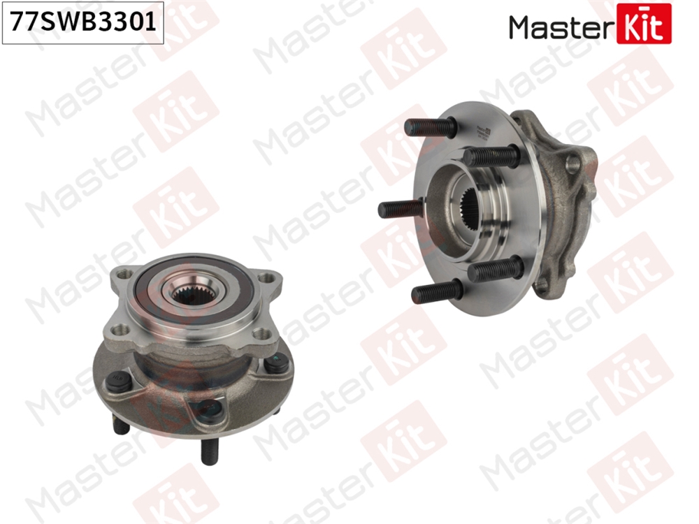MASTERKIT 77SWB3301 Ступица в сборе с подшипником зад. Citroen C-CROSSER (EP )/Mitsubishi OUTLANDER II (CW W)
