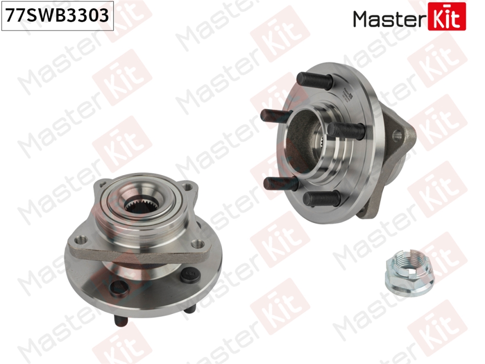 MASTERKIT 77SWB3303 Ступица в сборе с подшипником перед. Land Rover DISCOVERY III/IV (L319)/RANGE ROVER SPORT