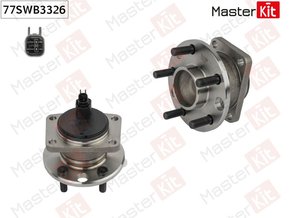 MASTERKIT 77SWB3326 Ступица в сборе с подшипником зад. Ford MONDEO III (B4Y, B5Y, BWY)/Jaguar X-TYPE (X400) 2