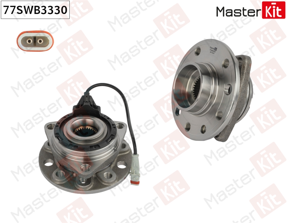MASTERKIT 77SWB3330 Ступица в сборе с подшипником перед. Opel SIGNUM (Z03)/VECTRA C (Z02) 2002 - 2009