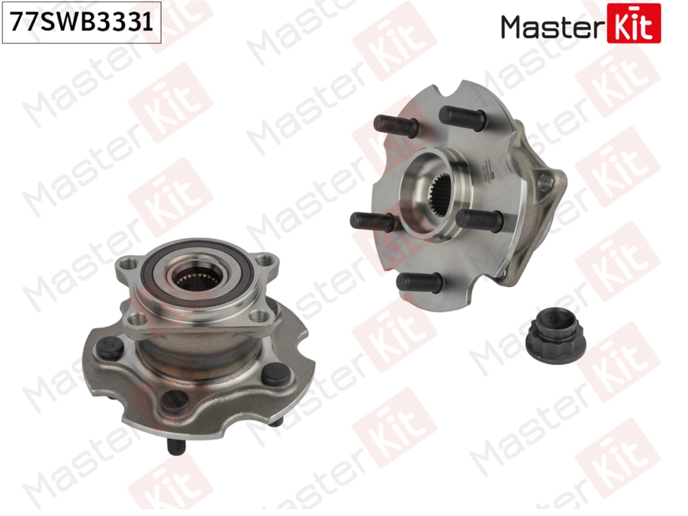 MASTERKIT 77SWB3331 Ступица в сборе с подшипником зад. Lexus NX ( Z1 )/Toyota RAV 4 IV ( A4 ) 2012 -