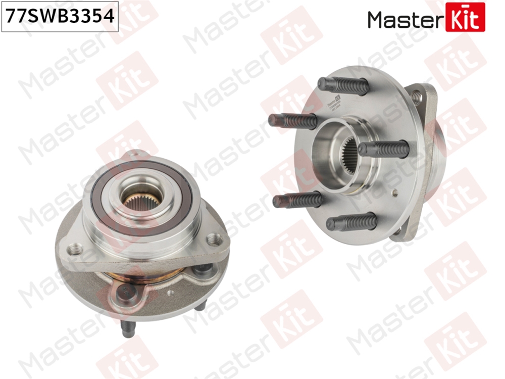 MASTERKIT 77SWB3354 Ступица в сборе с подшипником | перед прав/лев |