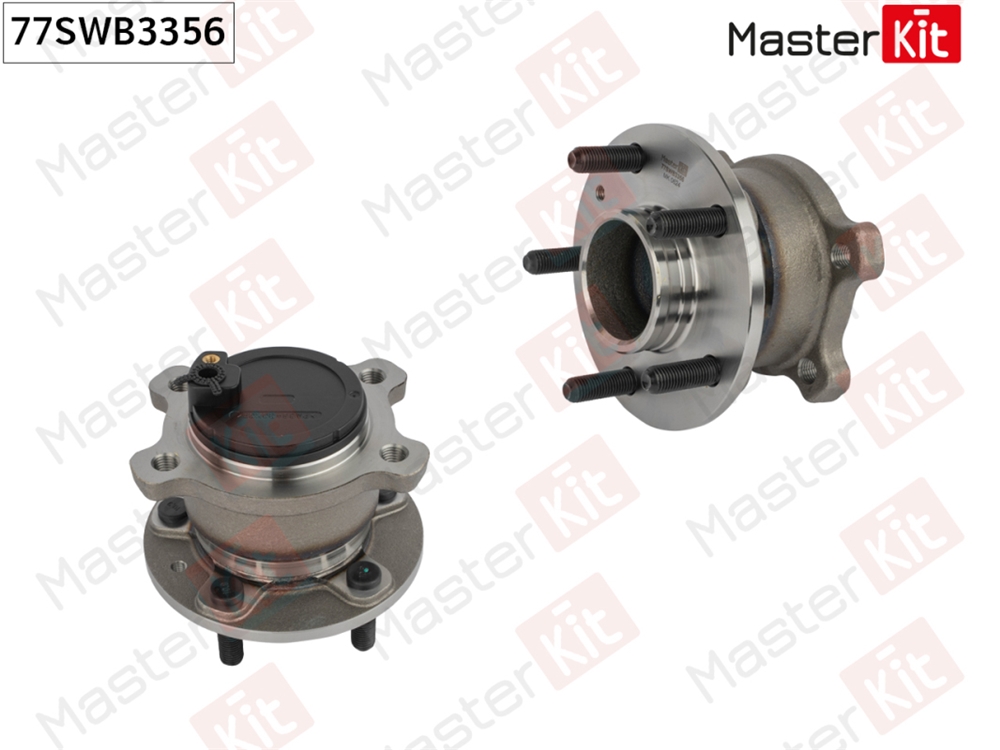 MASTERKIT 77SWB3356 Ступица в сборе с подшипником зад. Ford FOCUS II (DA , HCP, DP)/KUGA I/MONDEO IV (BA7) 20