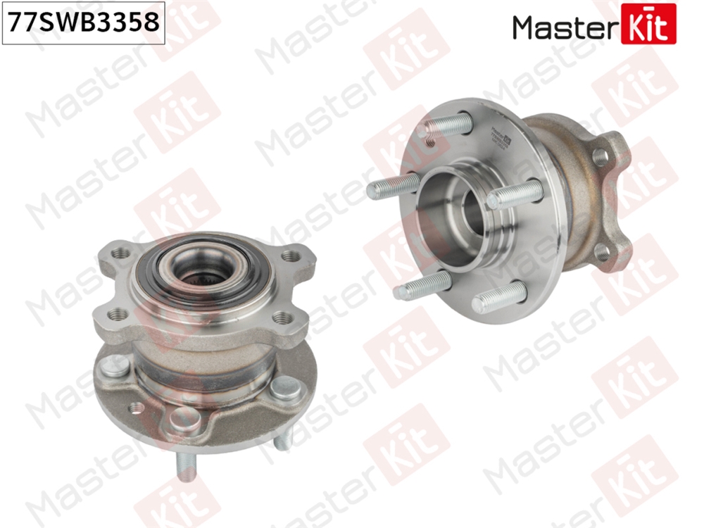 MASTERKIT 77SWB3358 Ступица в сборе с подшипником | зад прав/лев |