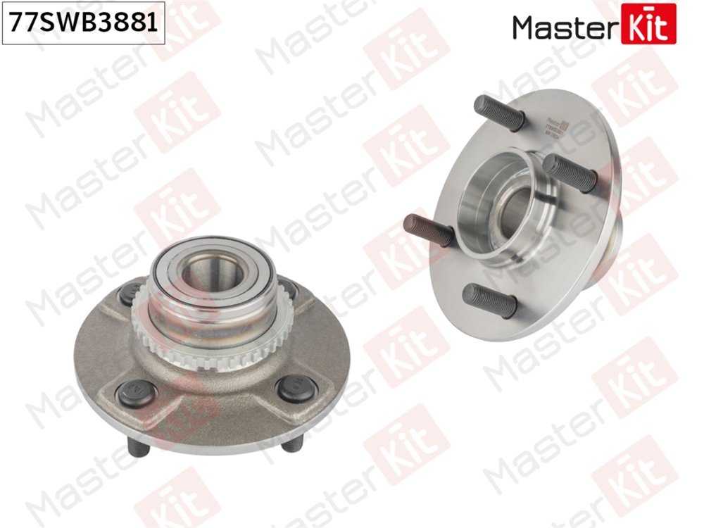 MASTERKIT 77SWB3881 Ступица в сборе с подшипником зад. Nissan ALMERA II (N16)/PRIMERA (P11) 1996 -