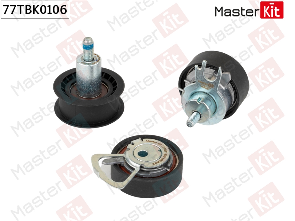MASTERKIT 77TBK0106 Комплект роликов ГРМ VW Polo(6R1,6C1) 09-,Skoda Octavia II(1Z3) 04-13