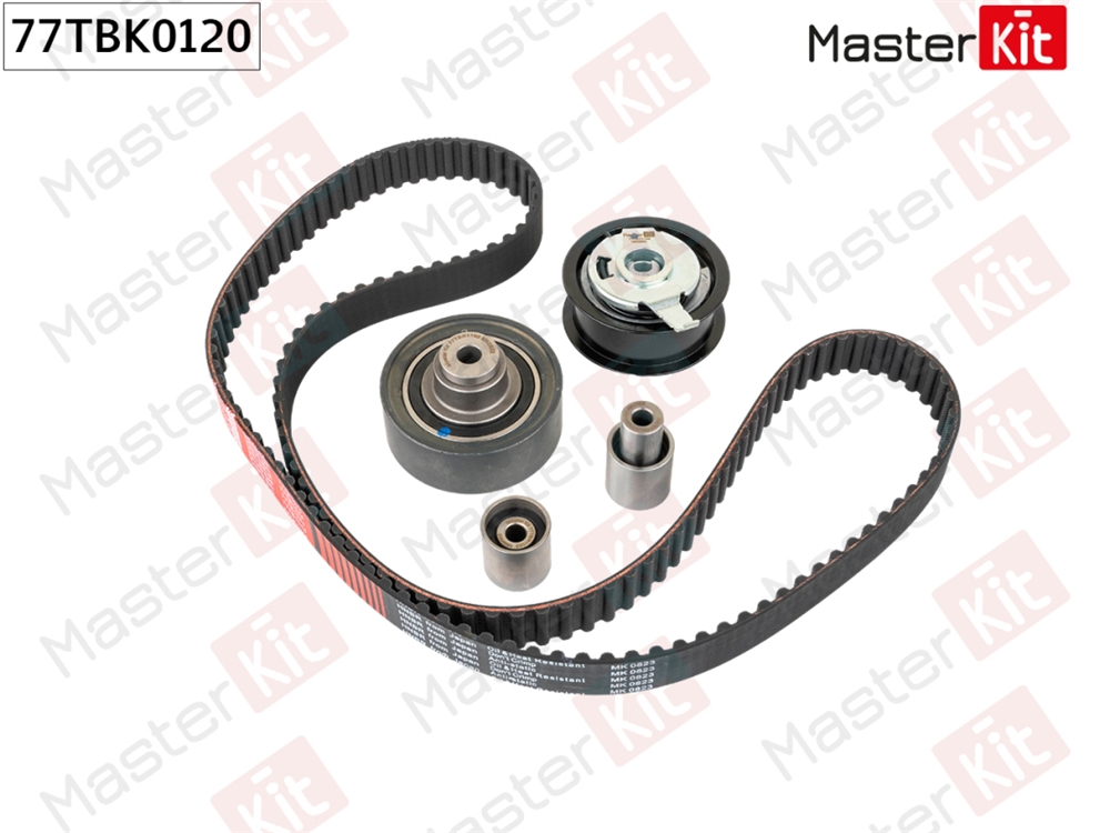 MASTERKIT 77TBK0120 Комплект ремня ГРМ Skoda Octavia I(1U5) 00-10,VW Golf IV(1J5) 99-06