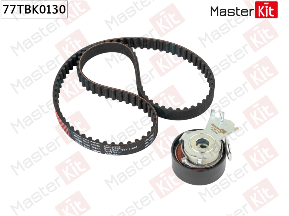 MASTERKIT 77TBK0130 Комплект ремня ГРМ PEUGEOT 306/207/PARTNER/CITROEN C2/C3 1.4