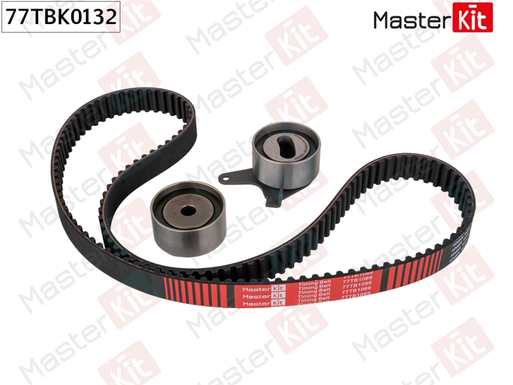 MASTERKIT 77TBK0132 Комплект ремня ГРМ Kia Rio(DC ),Cerato(LD) 00-09