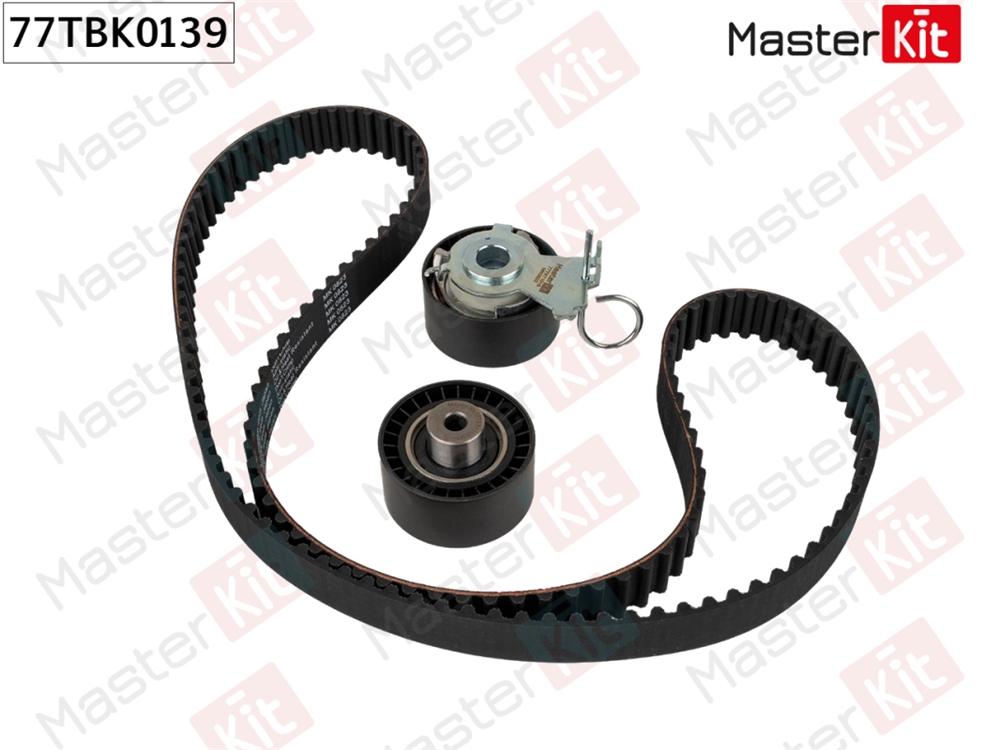 MASTERKIT 77TBK0139 Комплект ремня ГРМ CITROEN C2/C3/C4/PEUGEOT 206/307 1.4 16V 03-