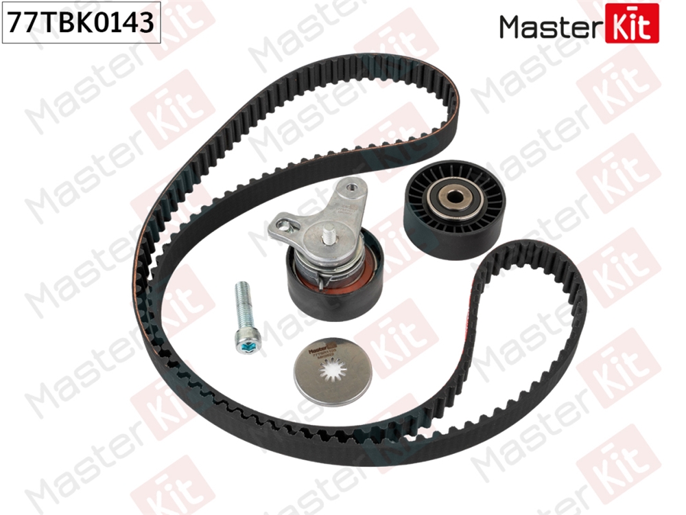 MASTERKIT 77TBK0143 Комплект ремня ГРМ Chevrolet Cruze(J300),Lacetti(J200) 03-