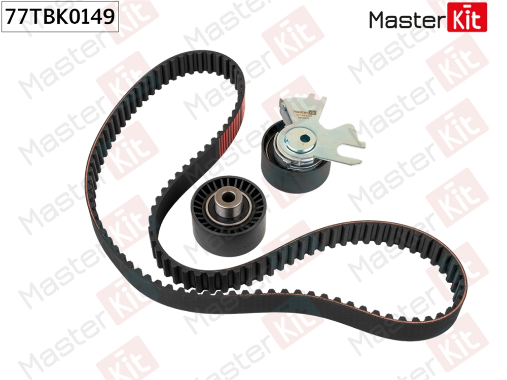 MASTERKIT 77TBK0149 Комплект ремня ГРМ FORD/PEUGEOT/CITROEN 2.0D/2.2D 06-