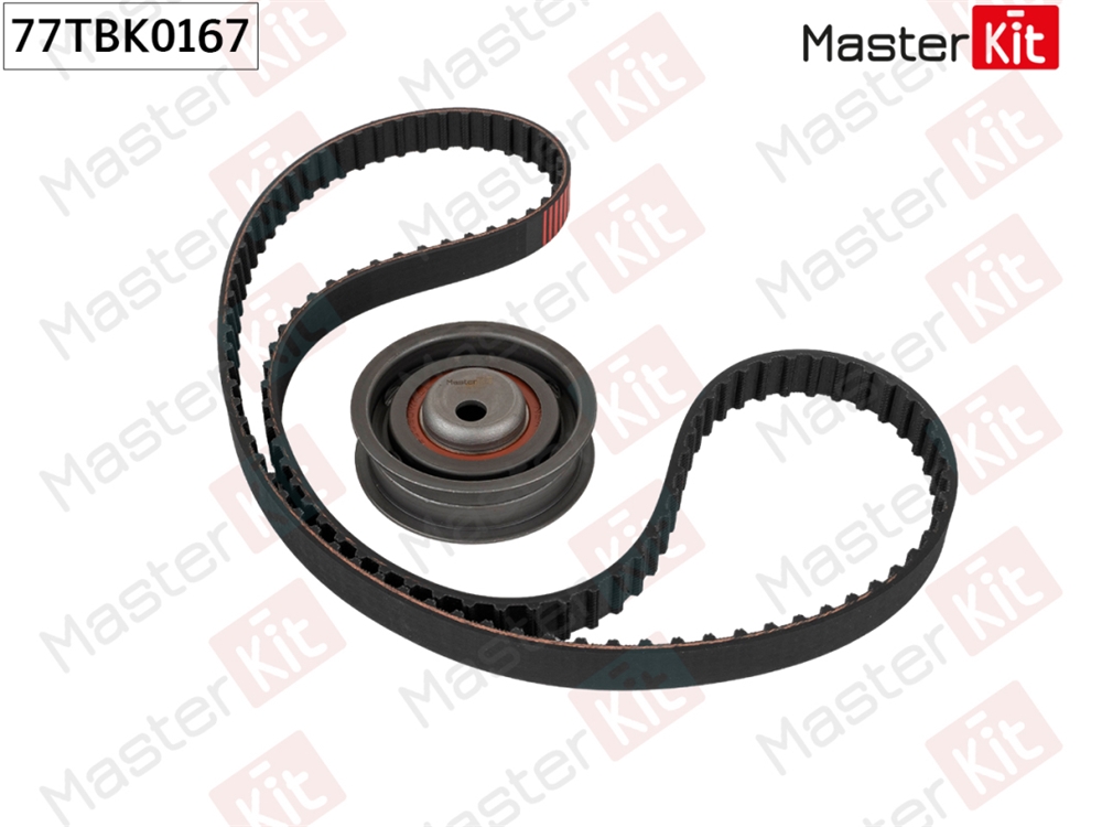 MASTERKIT 77TBK0167 Комплект ремня ГРМ AUDI 80/100/VW GOLF/PASSAT 1.3-2.0 8V