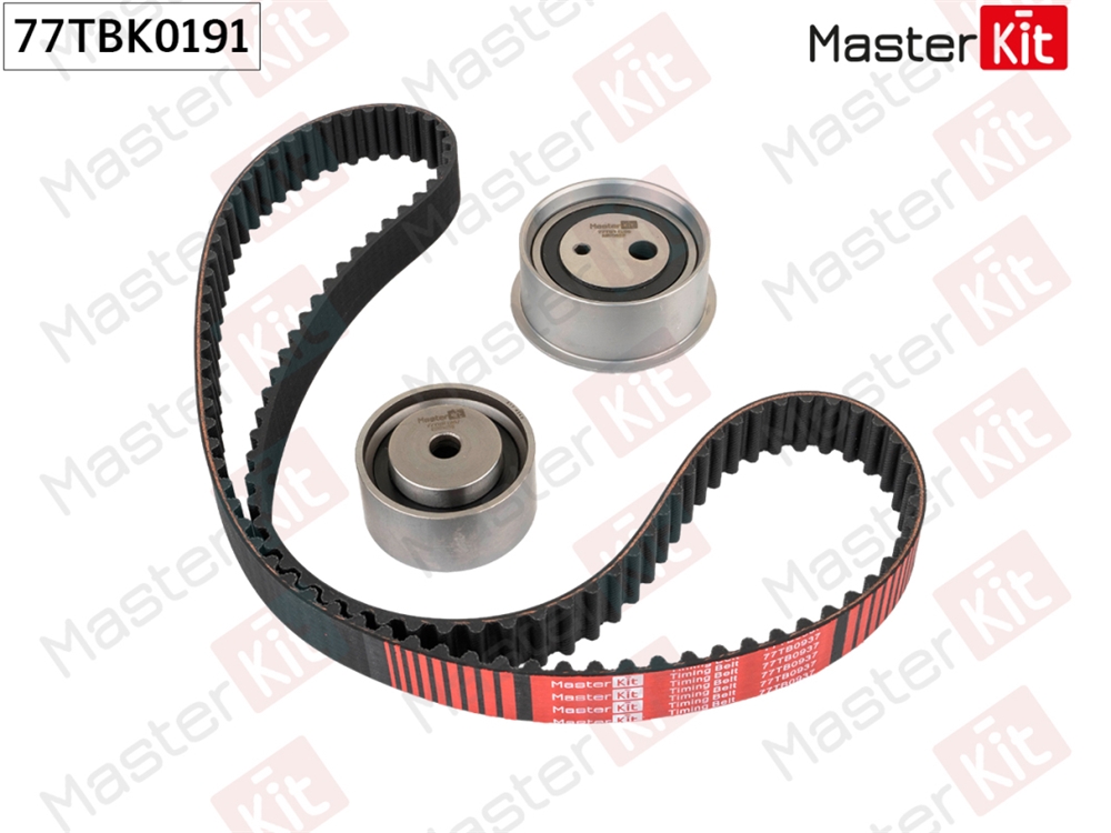 MASTERKIT 77TBK0191 Комплект ремня ГРМ HYUNDAI ELANTRA/TUCSON/KIA SPORTAGE 2.0 96-
