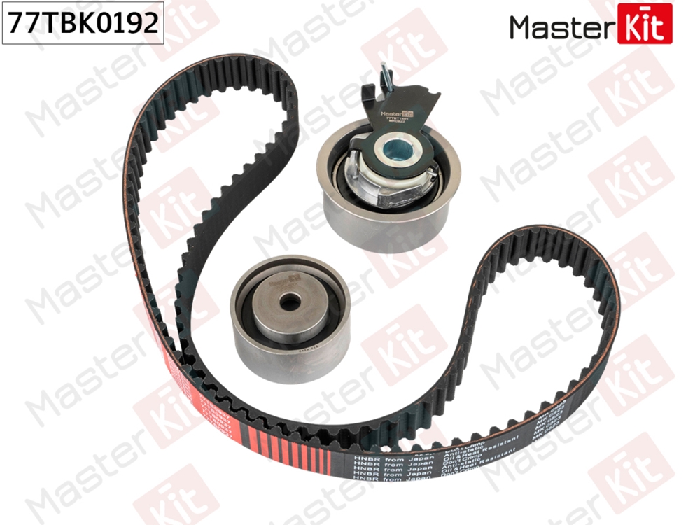 MASTERKIT 77TBK0192 Комплект ремня ГРМ HYUNDAI I30/TUCSON/KIA CEED/SPORTAGE 2.0 03-