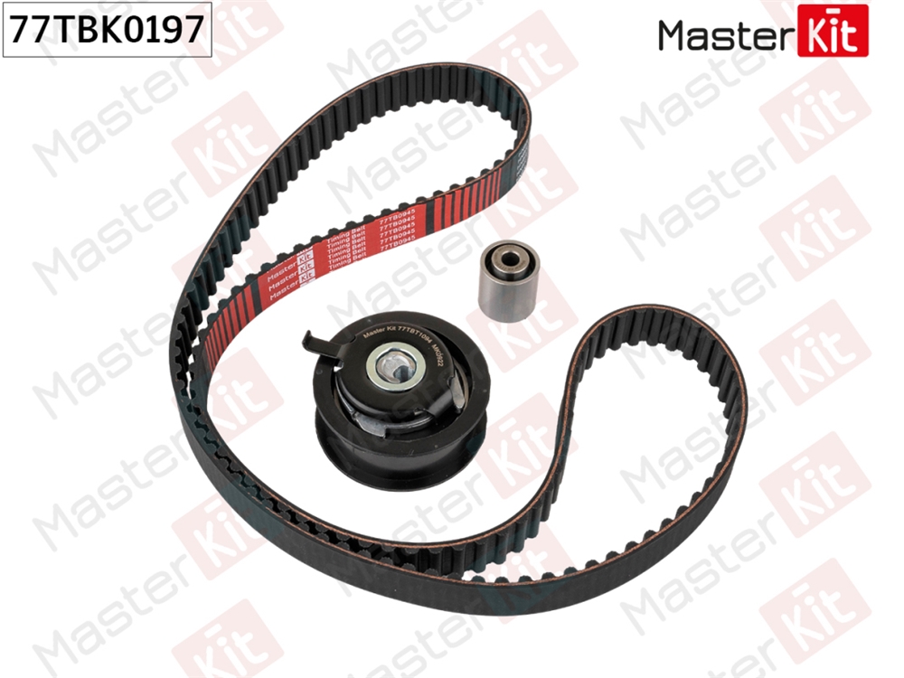 MASTERKIT 77TBK0197 Комплект ремня ГРМ VW Polo(6V2) 95-09,Ford Galaxy(WGR) 95-06
