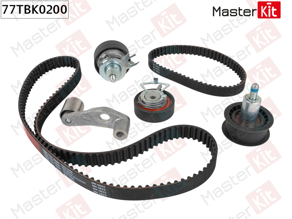 MASTERKIT 77TBK0200 Комплект ремня ГРМ VW Polo(6N1),Golf IV(1J1) 94-07