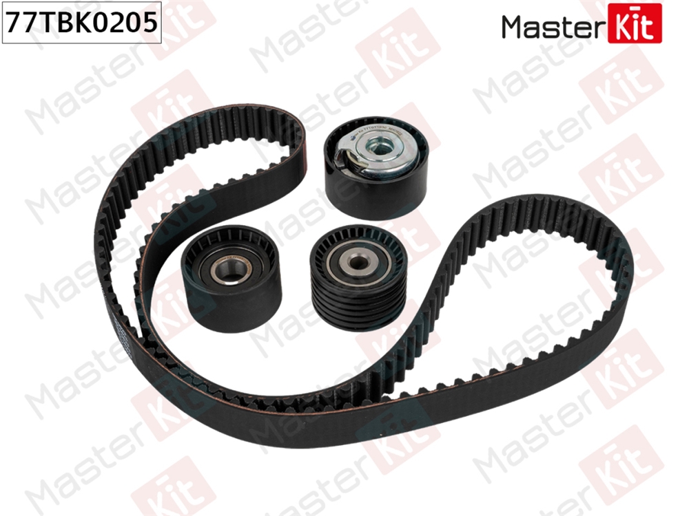MASTERKIT 77TBK0205 Комплект ремня ГРМ RENAULT (Z 128) 1.8/2.0 -03