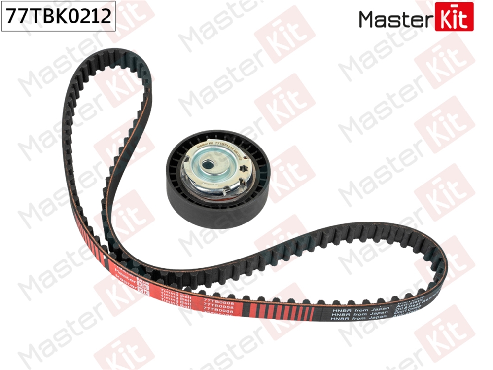 MASTERKIT 77TBK0212 Комплект ремня ГРМ RENAULT LOGAN/SANDERO (Z=96) 8V 09-