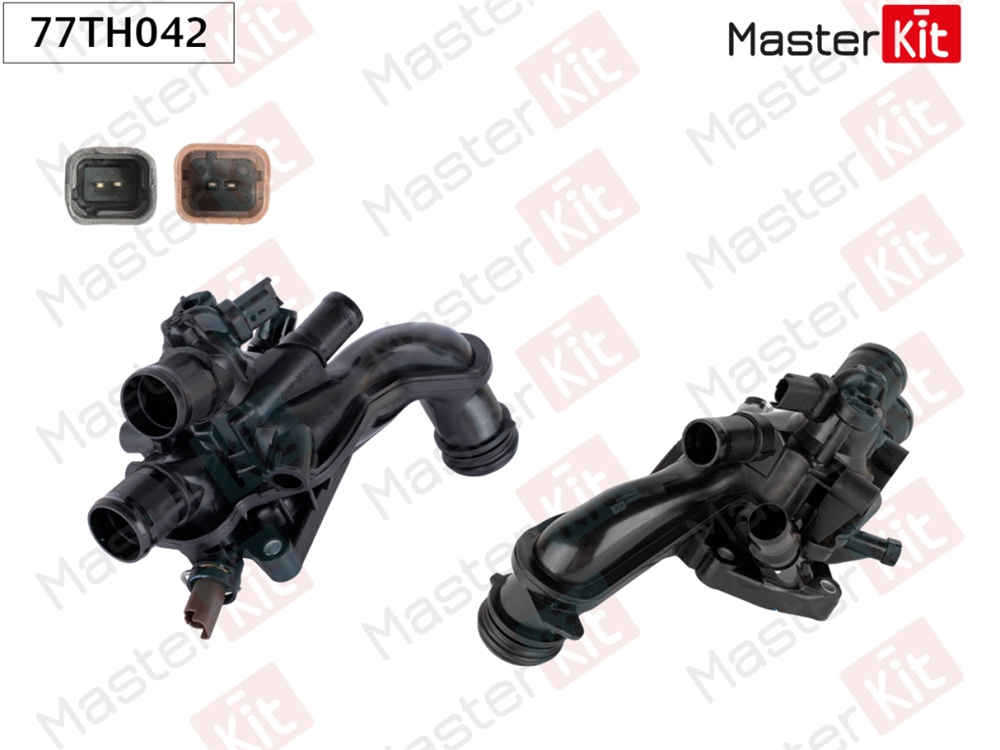 MASTERKIT 77TH042 Термостат Citroen C4 II(B7) 09-,Peugeot 208(CA ,CC ) 12- (102°C)