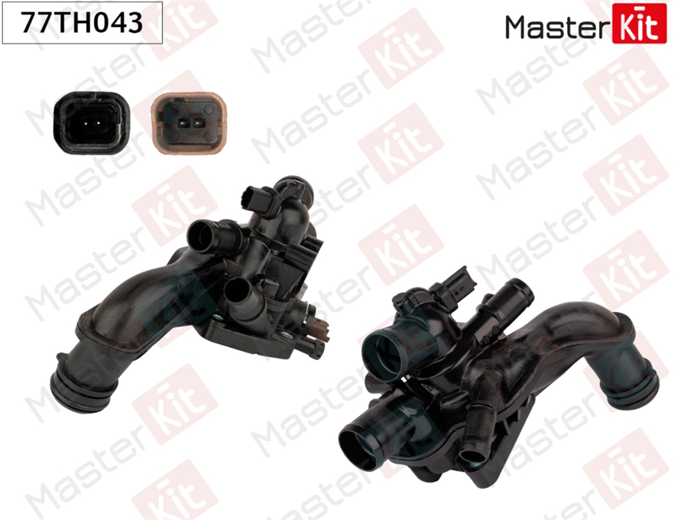 MASTERKIT 77TH043 Термостат Citroen C4 I(LC ) 04-13,Peugeot 308(4A ,4C ) 07- (105°C)