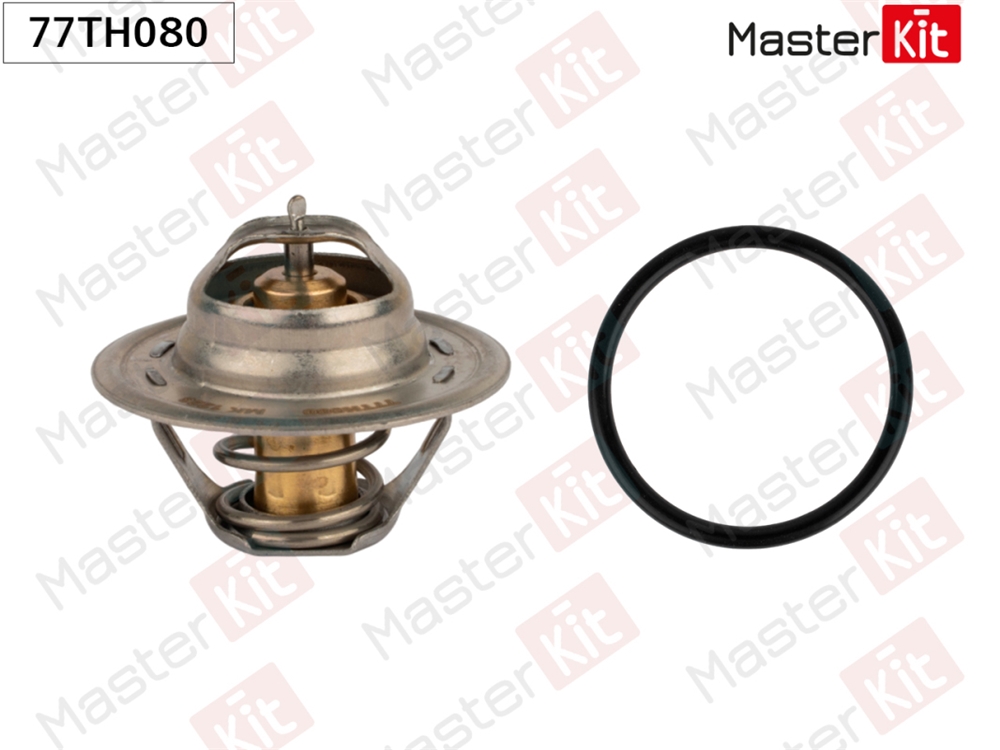 MASTERKIT 77TH080 Термостат Audi A3(8L1) 96-06,Skoda Octavia II(1Z3) 04-13,VW Golf V(1K1) 03-09 (87°C)