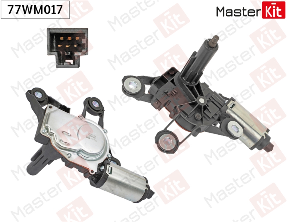 MASTERKIT 77WM017 Мотор стеклоочистителя зад. Land Rover FREELANDER 2 (L359) 2006 - 2014 77WM017