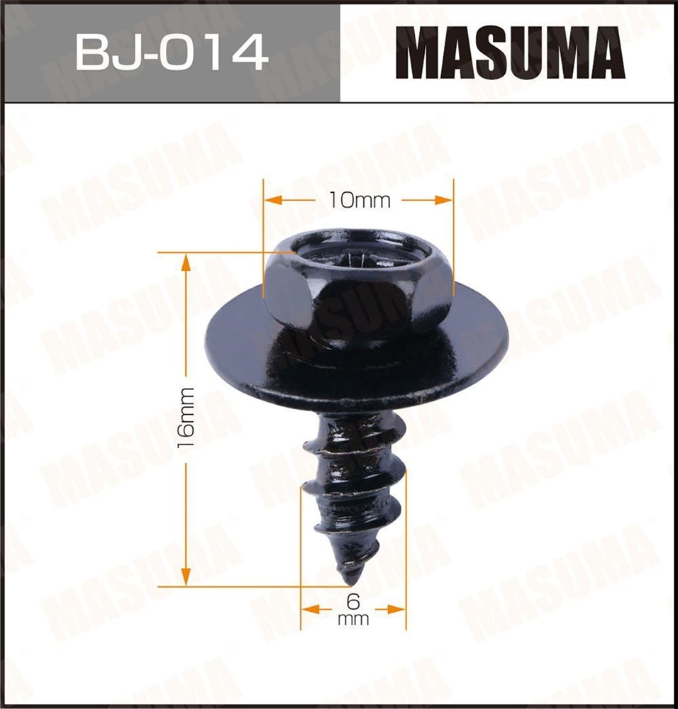 MASUMA BJ014 Саморез 6x16мм набор 10шт купить в Самаре