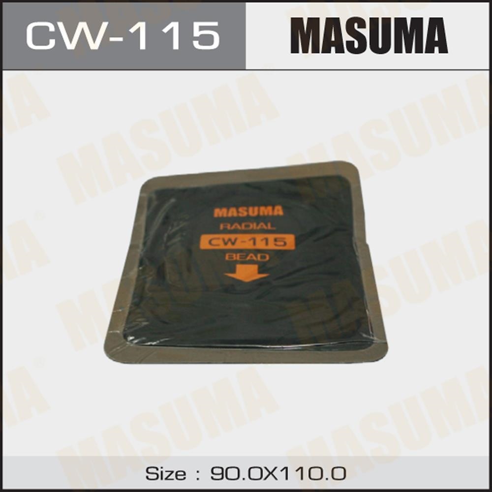 MASUMA CW115 Заплатка кордовая 110x90 1шт.