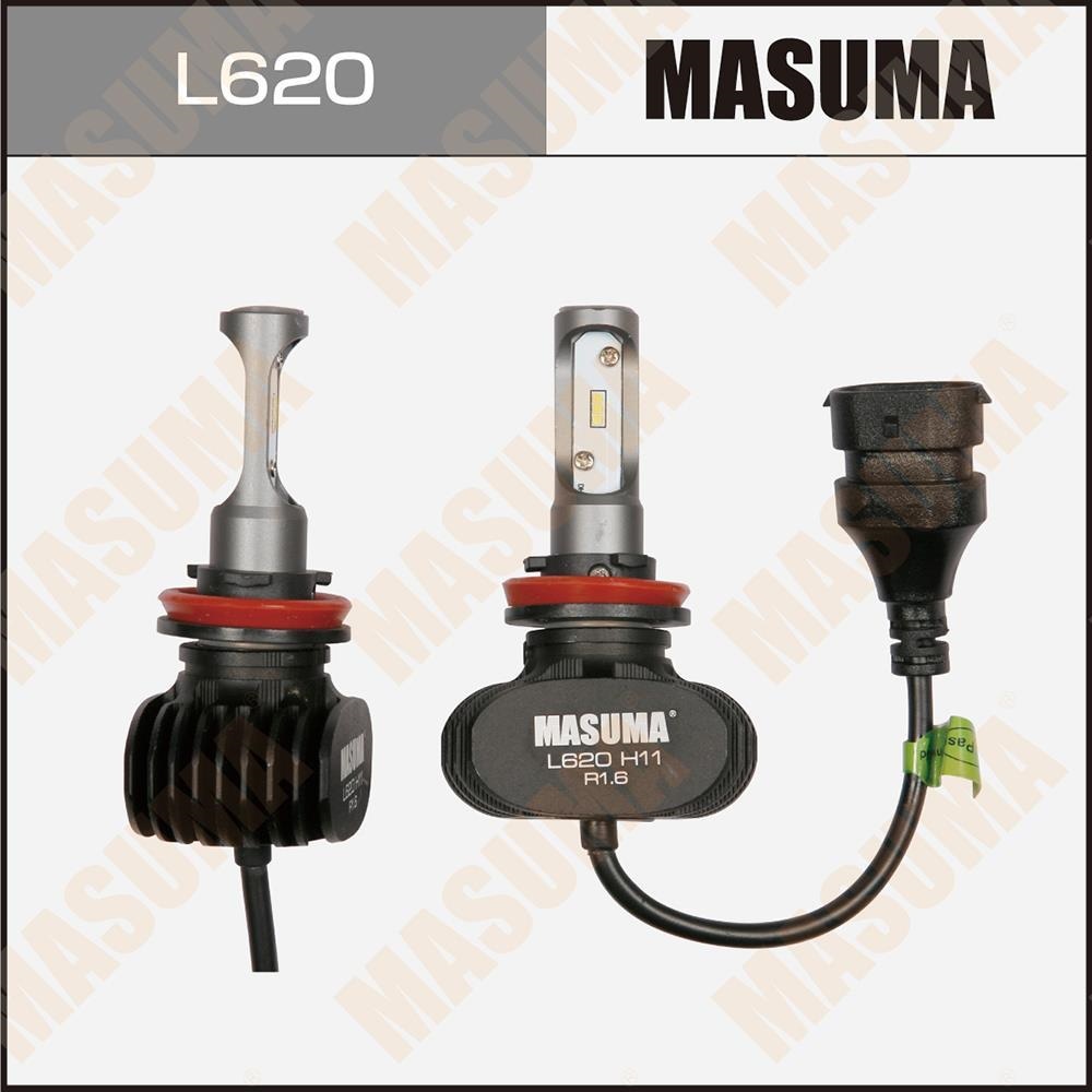 MASUMA L620 Лампа H11 12V 55W PGJ19-2 LED [к-кт 2 шт]