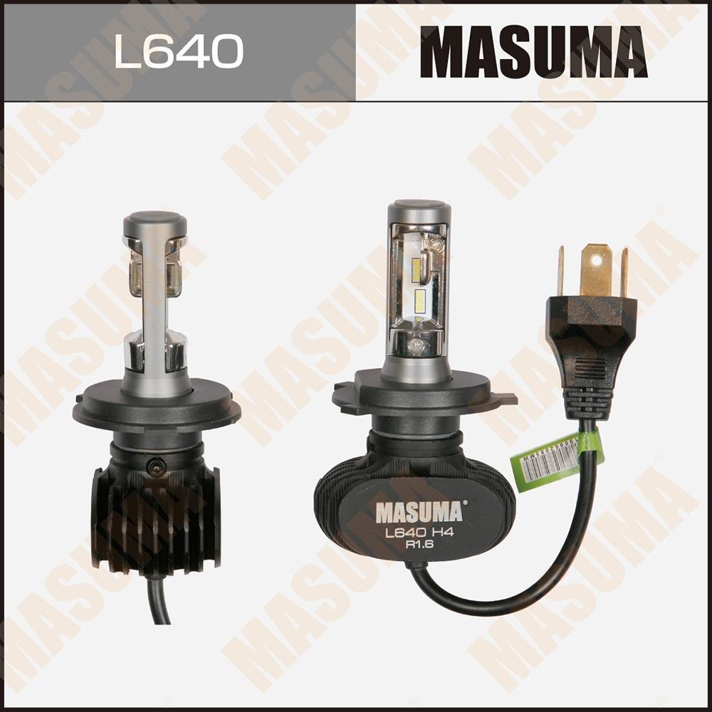 MASUMA L640 Лампа masuma светодиодная h4 p43t 18w (компл 2шт) купить в Самаре