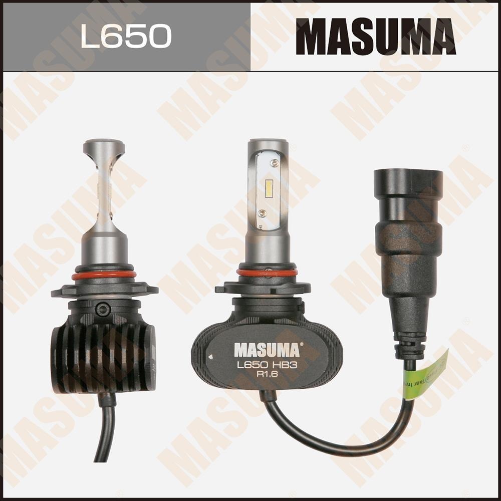 MASUMA L650 Лампы HB3 6000K 4000Lm P20d LED [к-т 2шт]