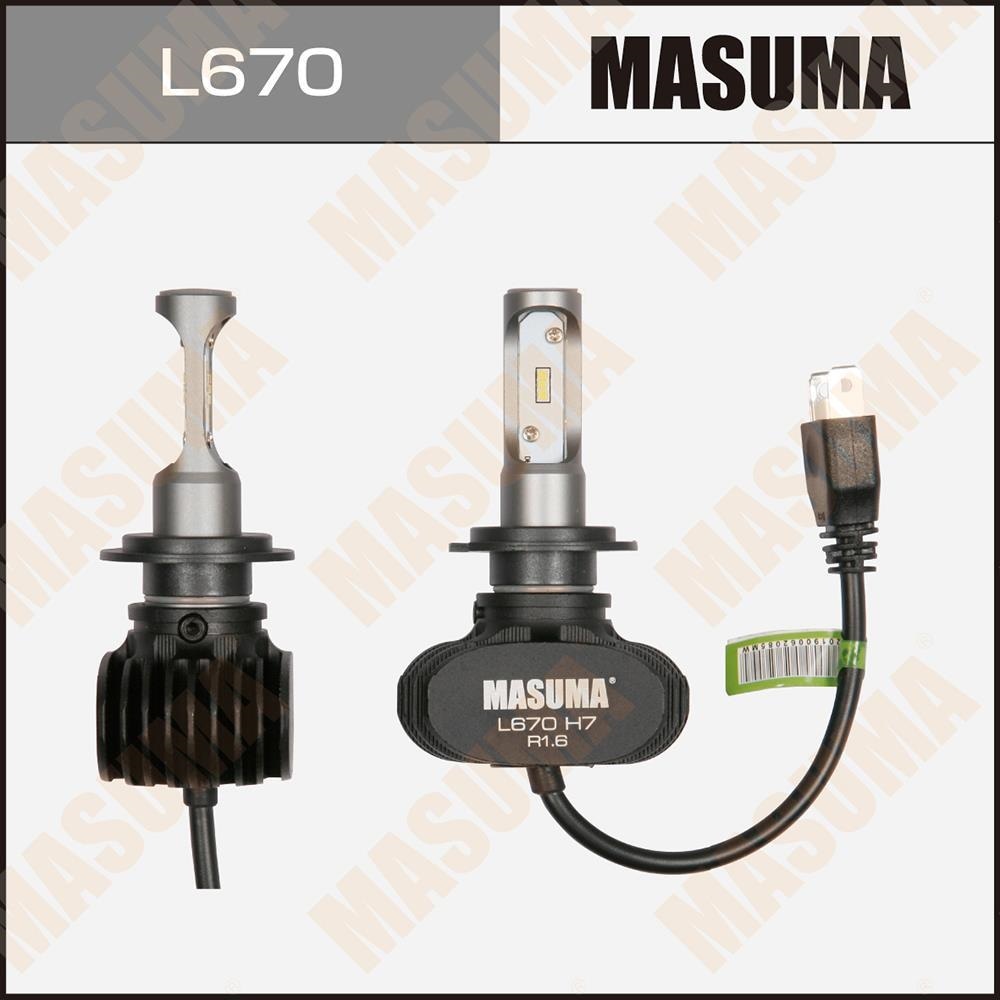 MASUMA L670 Лампа светодиодная LED H7 18W 6000K 4000LM PX26D (СЕРИЯ S1)