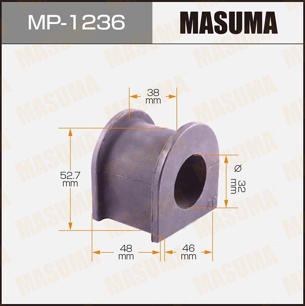MASUMA MP1236 Втулка стабилизатора пер. TOYOTA HILUX 15-