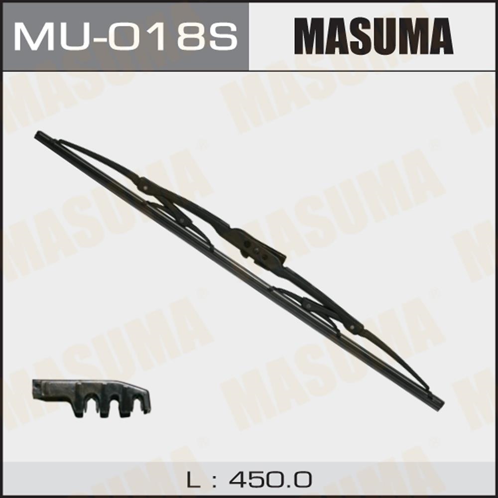 MASUMA MU018S Стеклоочиститель каркас.лето крюк (450мм)