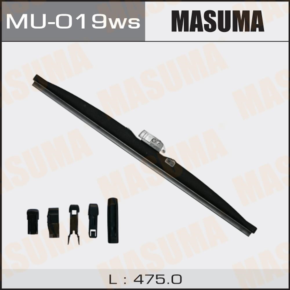 MASUMA MU019WS Стеклоочиститель зима крюк (475мм)