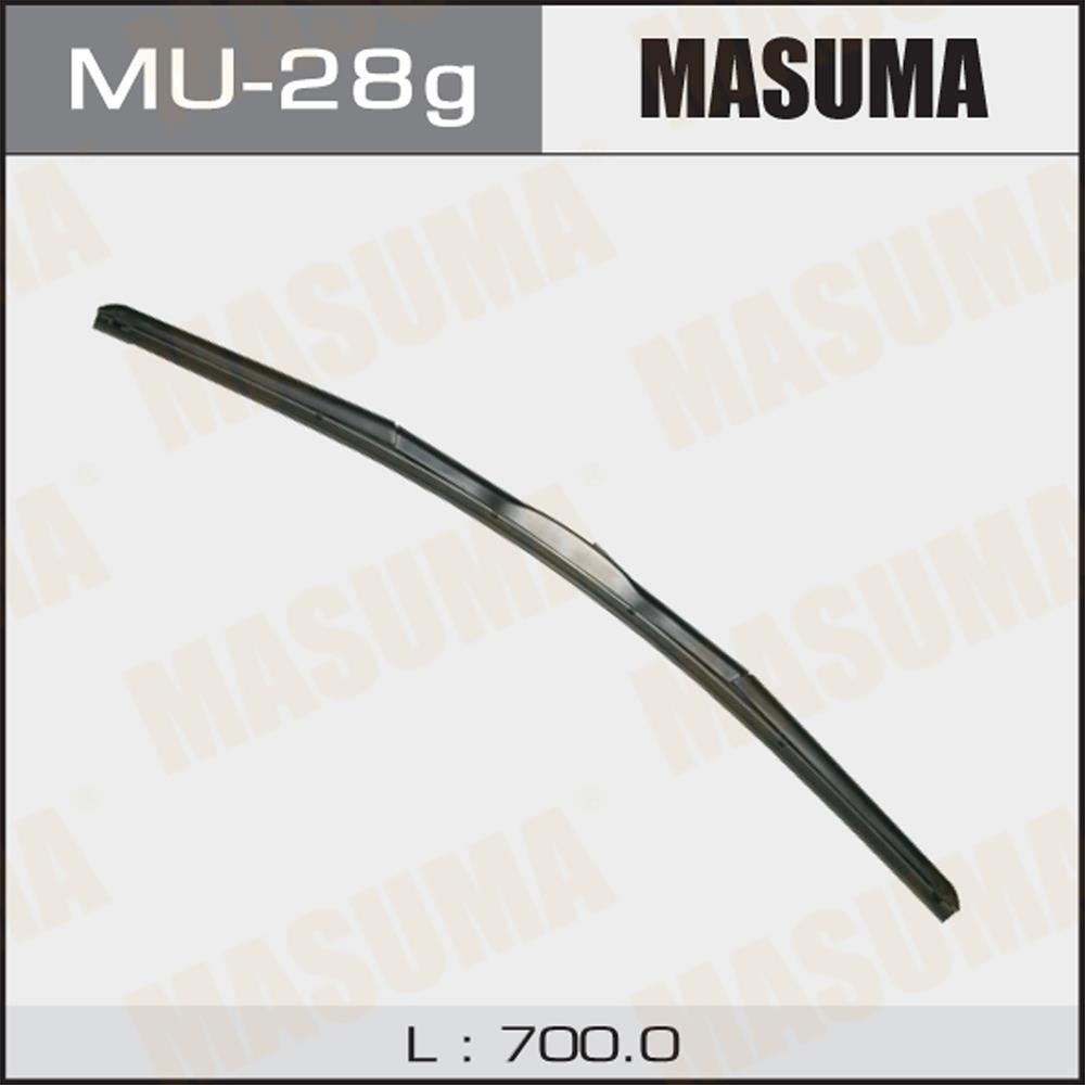 MASUMA MU28G Стеклоочиститель гибрид. крюк (700мм)