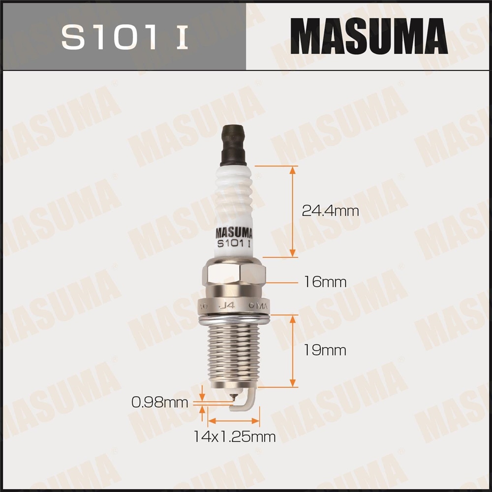 MASUMA S101I Свеча зажигания IRIDIUM