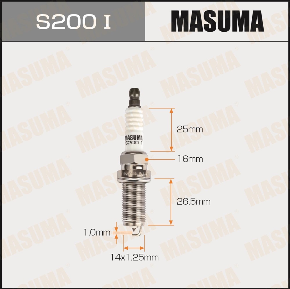 MASUMA S200I Свеча зажигания TOYOTA 1GRFE